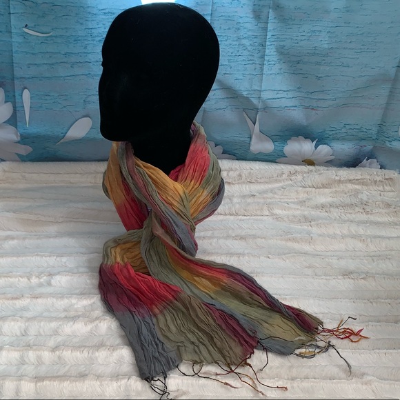 Multi-Color Dyed Scarf - Picture 1 of 2